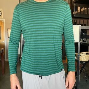 Pastagonia Men's Long-Sleeve Merino Crew Neck Shirt